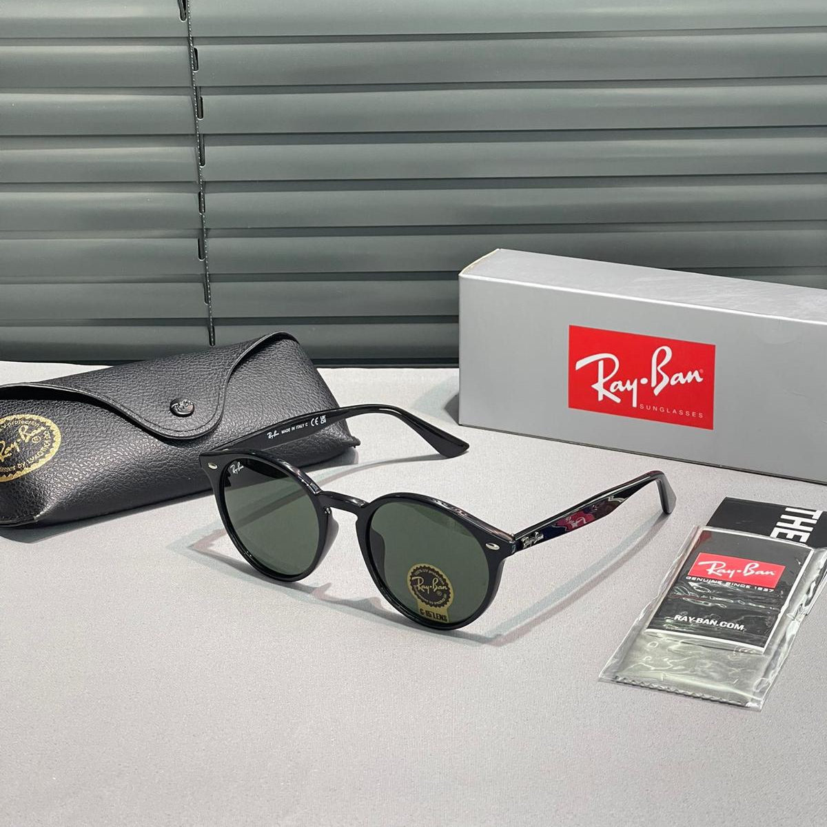 Ry-Bn 2180 601\71 49*21 145 3N Black Frame Premium Unisex Güneş Gözlüğü