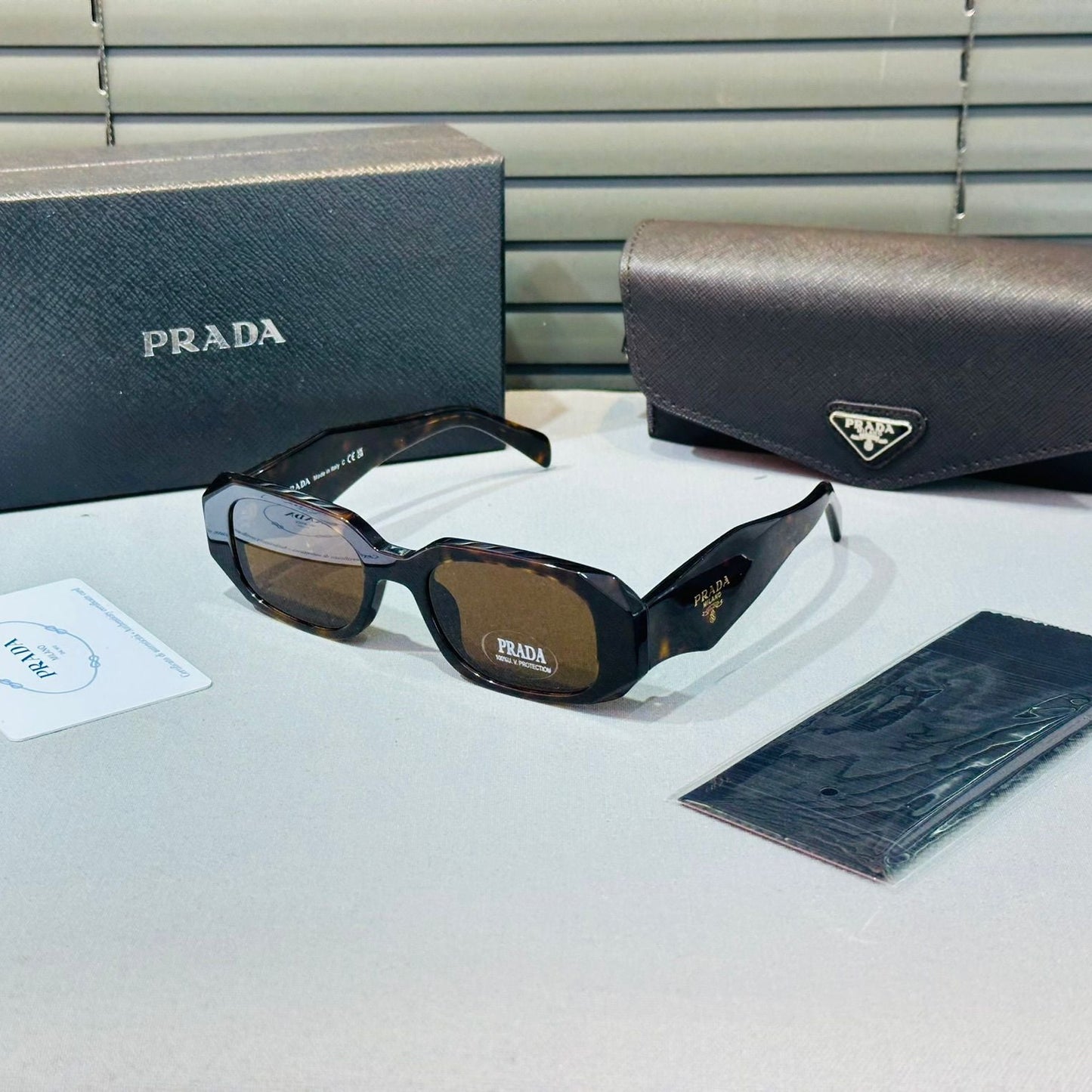 Praa Tortoise Geometric Luxury Güneş Gözlüğü