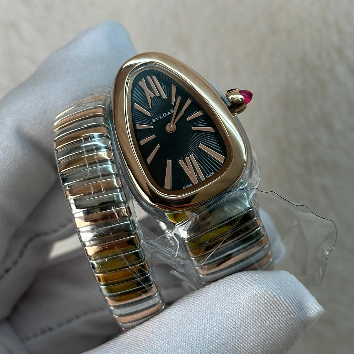 Bvlgar Serpenti Tubogas Rose Gold & Silver Kadın Kol Saati