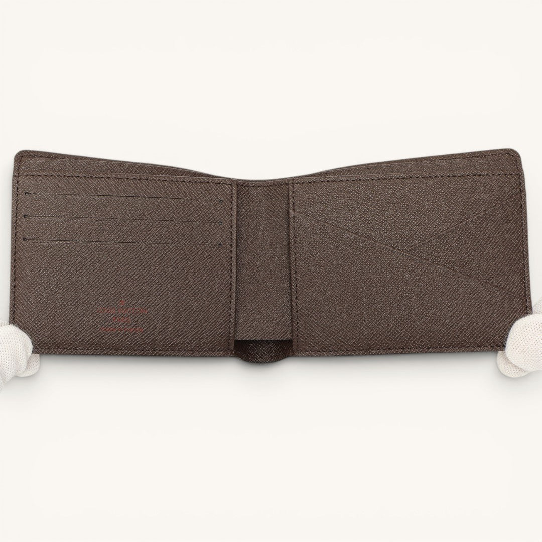 Loui Vuitto Multiple Wallet N60895 Damier Ebene Erkek Cüzdan