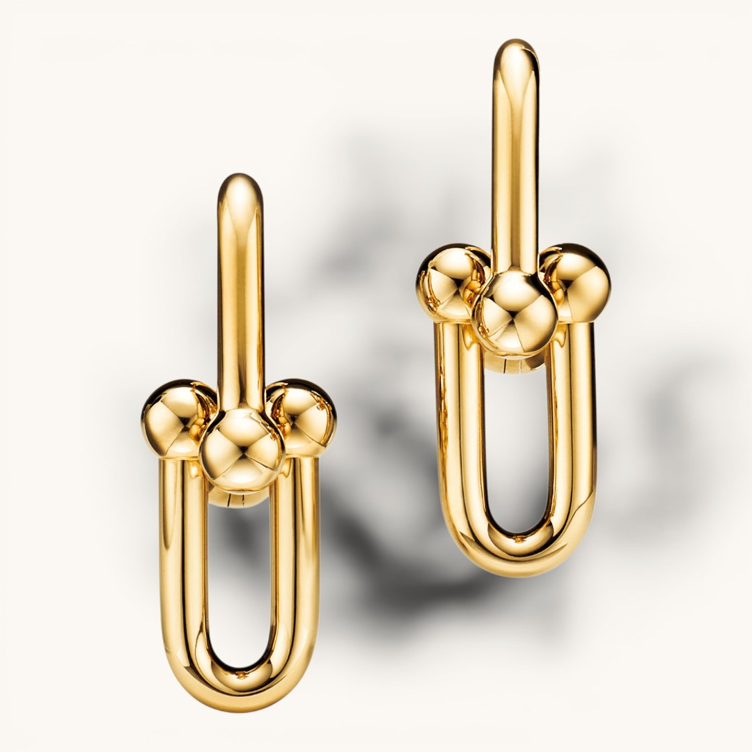 Tiffay & o. HardWear Gold Link Küpe