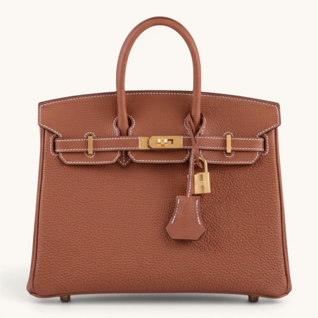 Hermè Birkin 25 Gold Togo Leather Premium Kadın El Çantası