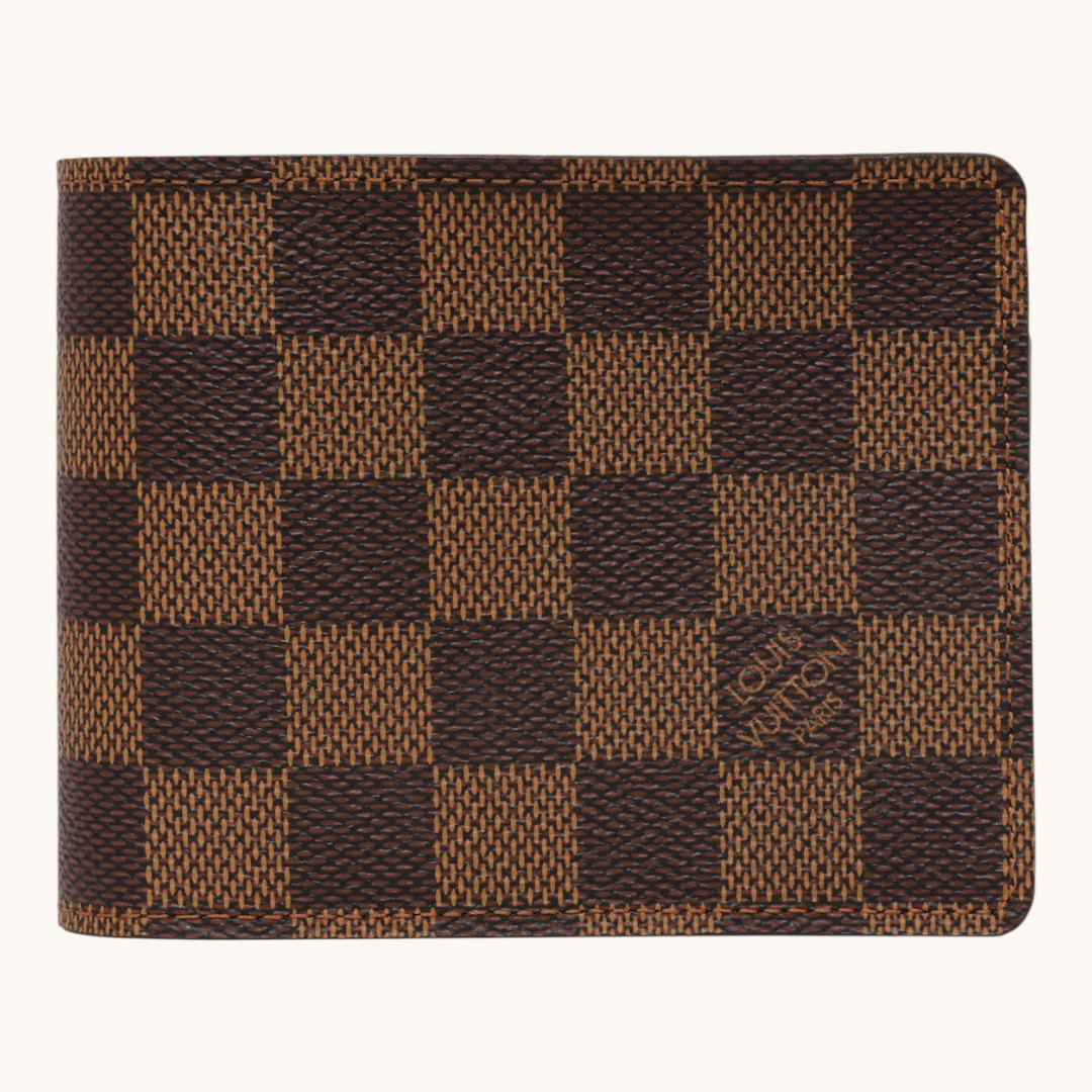 Loui Vuitto Multiple Wallet N60895 Damier Ebene Erkek Cüzdan