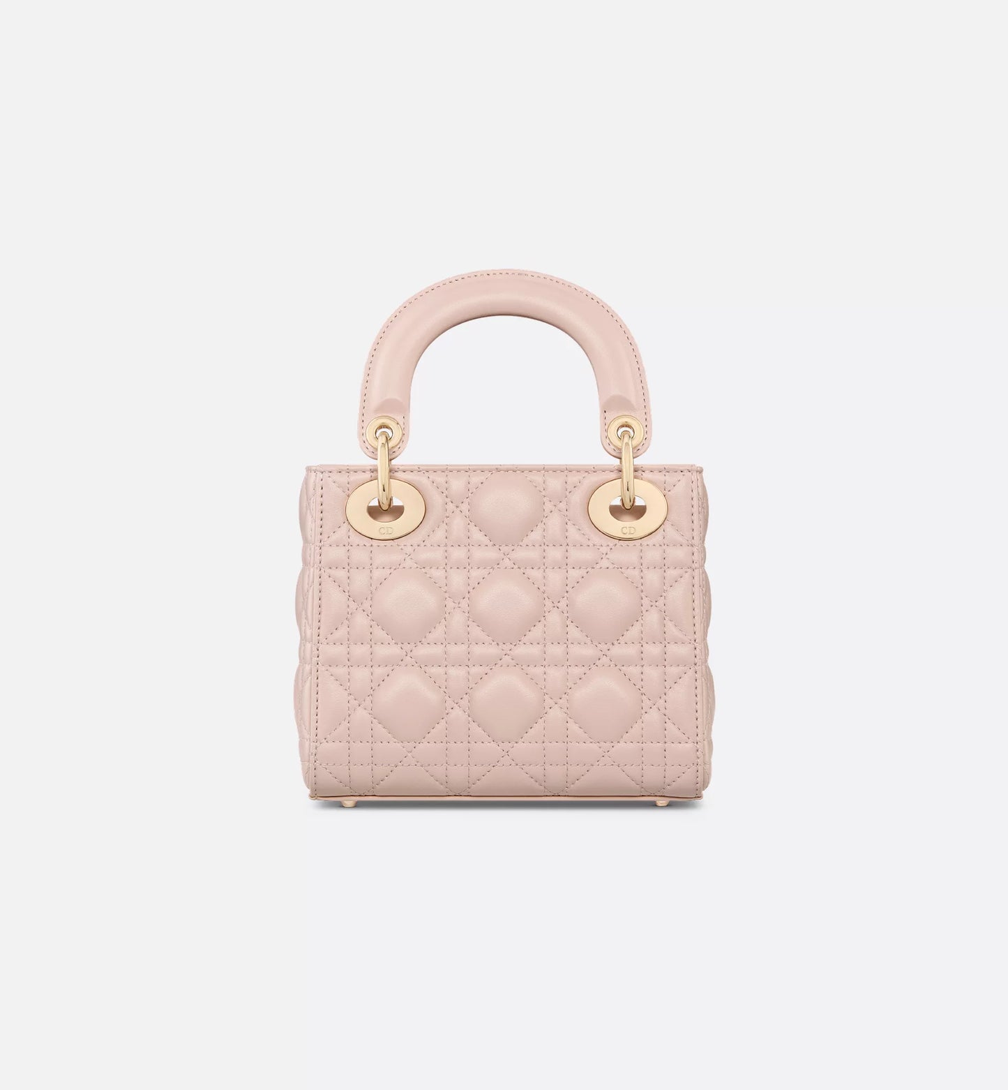 Dio Lady Dior Mini Powder Pink Gold Charm Detaylı Premium Deri Kadın Çanta