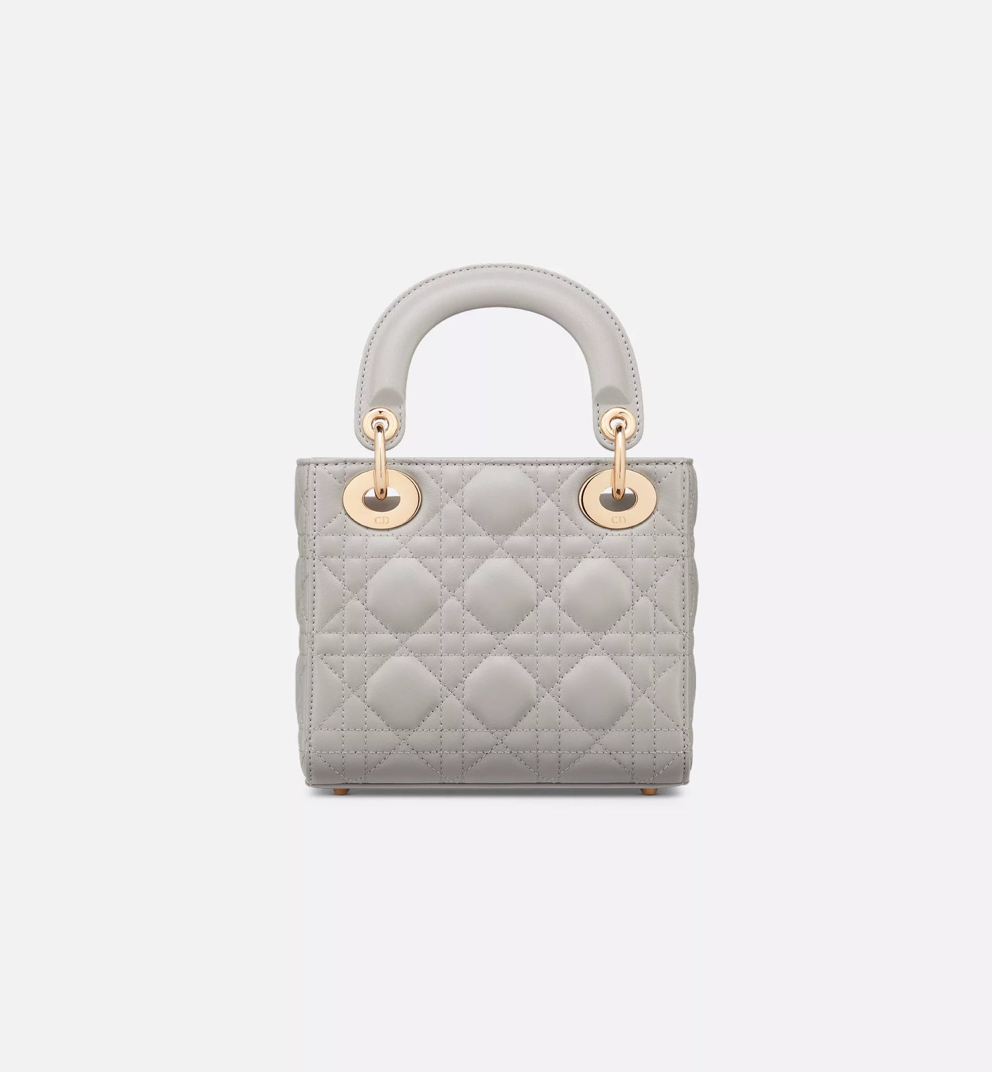 Dio Lady Dior Mini Light Grey Gold Charm Detaylı Premium Deri Kadın Çanta