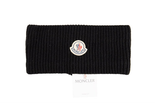 Moncle Logo Nakışlı Premium Triko Kulak Bandı