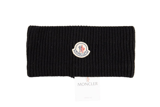 Moncle Logo Nakışlı Premium Triko Kulak Bandı