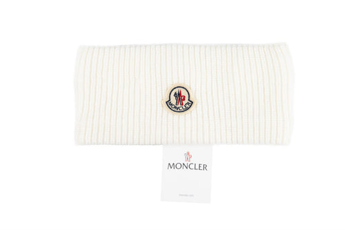 Moncle Logo Nakışlı Premium Triko Kulak Bandı