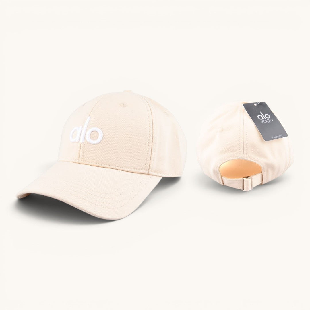 Al Logo Nakış Detaylı Unisex Premium Şapka – Siyah