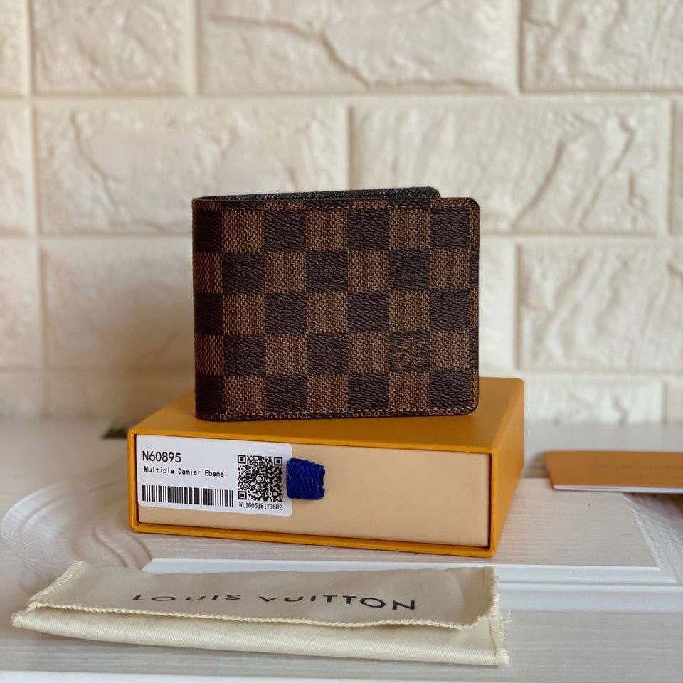 Loui Vuitto Multiple Wallet N60895 Damier Ebene Erkek Cüzdan