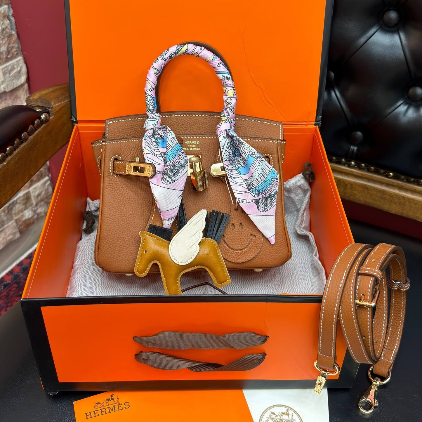 Hermè Birkin 25 Gold Togo Leather Premium Kadın El Çantası