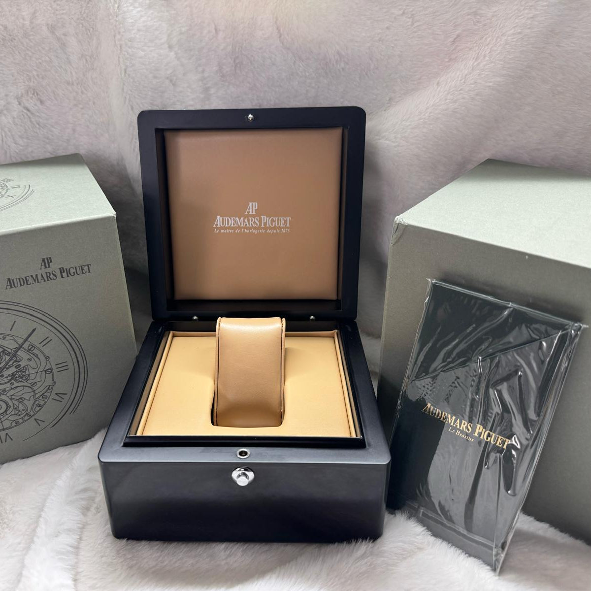 AP Royal Oak Gri Kadran Rose Gold Çelik Kasa Unisex Premium Kol Saati