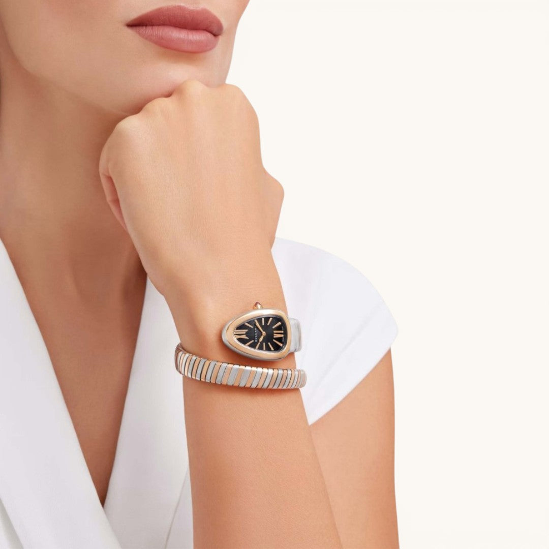 Bvlgar Serpenti Tubogas Rose Gold & Silver Kadın Kol Saati