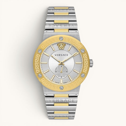 Versac Silver Gold Bay & Bayan Çift Kol Saati