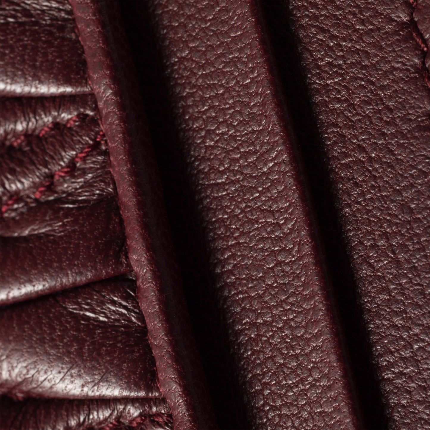 Mu Mu Matelassé Burgundy Gold Logolu Premium Deri Kadın Kartlık