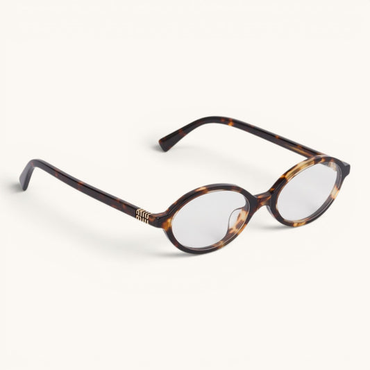 Mu iu Tortoise Oval Premium Optik Gözlük