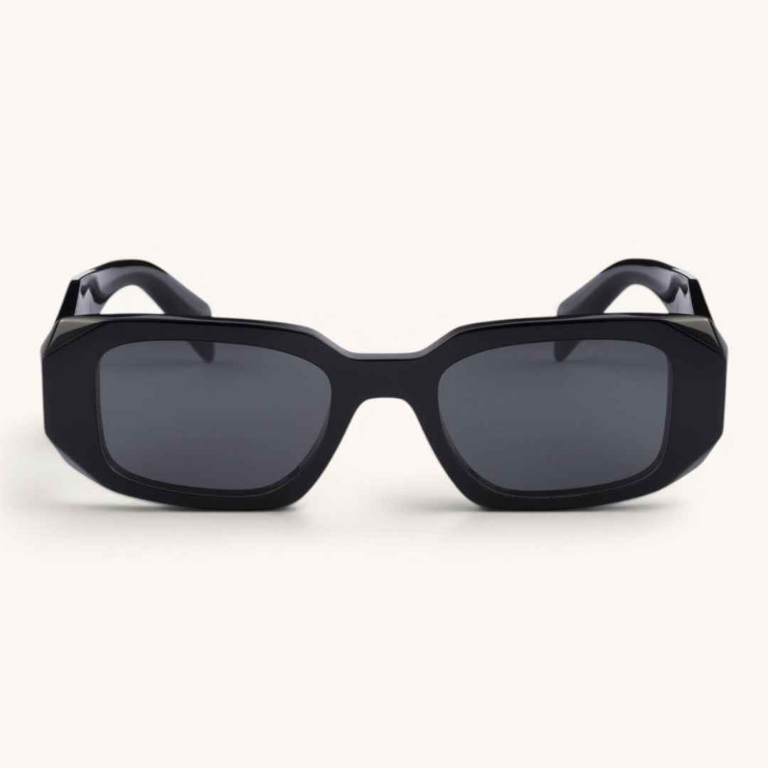 Praa Black Symbole Narrow Rectangle Luxury Güneş Gözlüğü