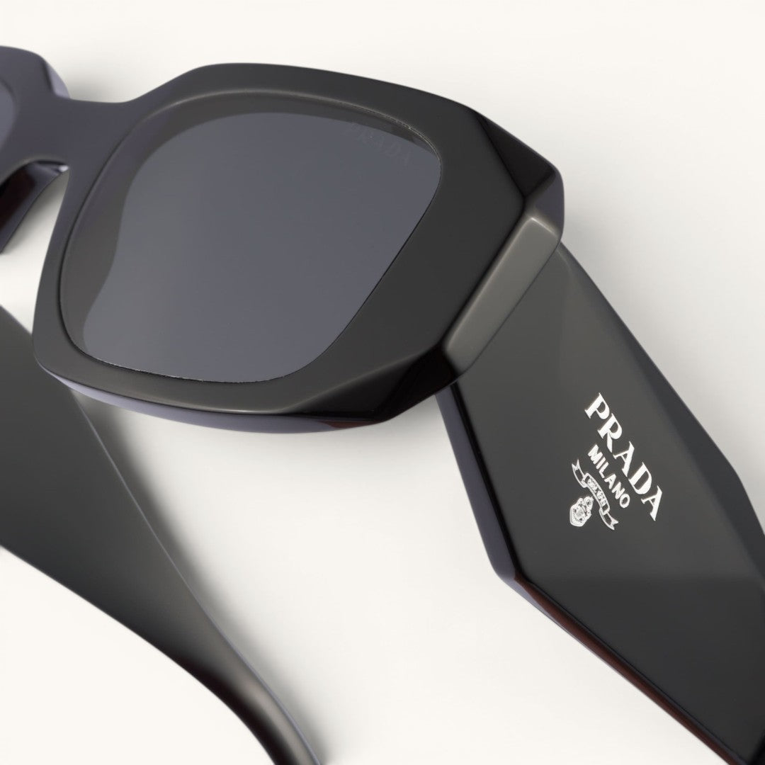 Praa Black Symbole Narrow Rectangle Luxury Güneş Gözlüğü
