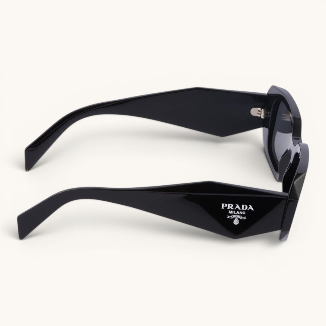 Praa Black Symbole Narrow Rectangle Luxury Güneş Gözlüğü