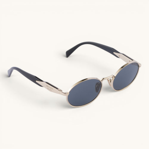 Praa PsB53S Gold / Black Blue Lens Luxury Oval Güneş Gözlüğü