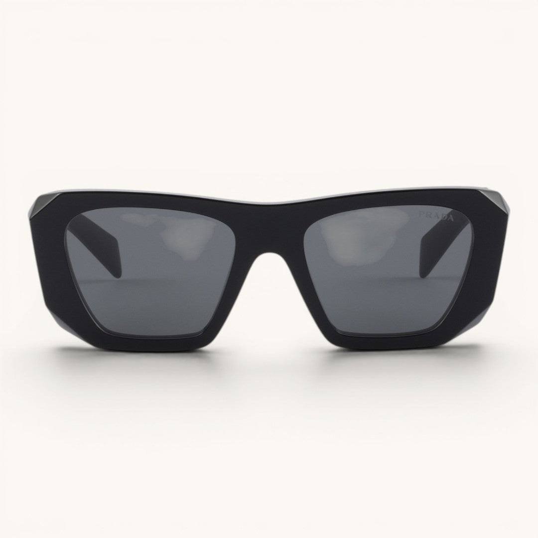 Praa SPRB18 Black Dark Grey Geometric Luxury Güneş Gözlüğü