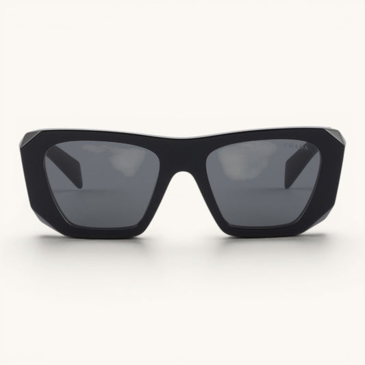 Praa SPRB18 Black Dark Grey Geometric Luxury Güneş Gözlüğü