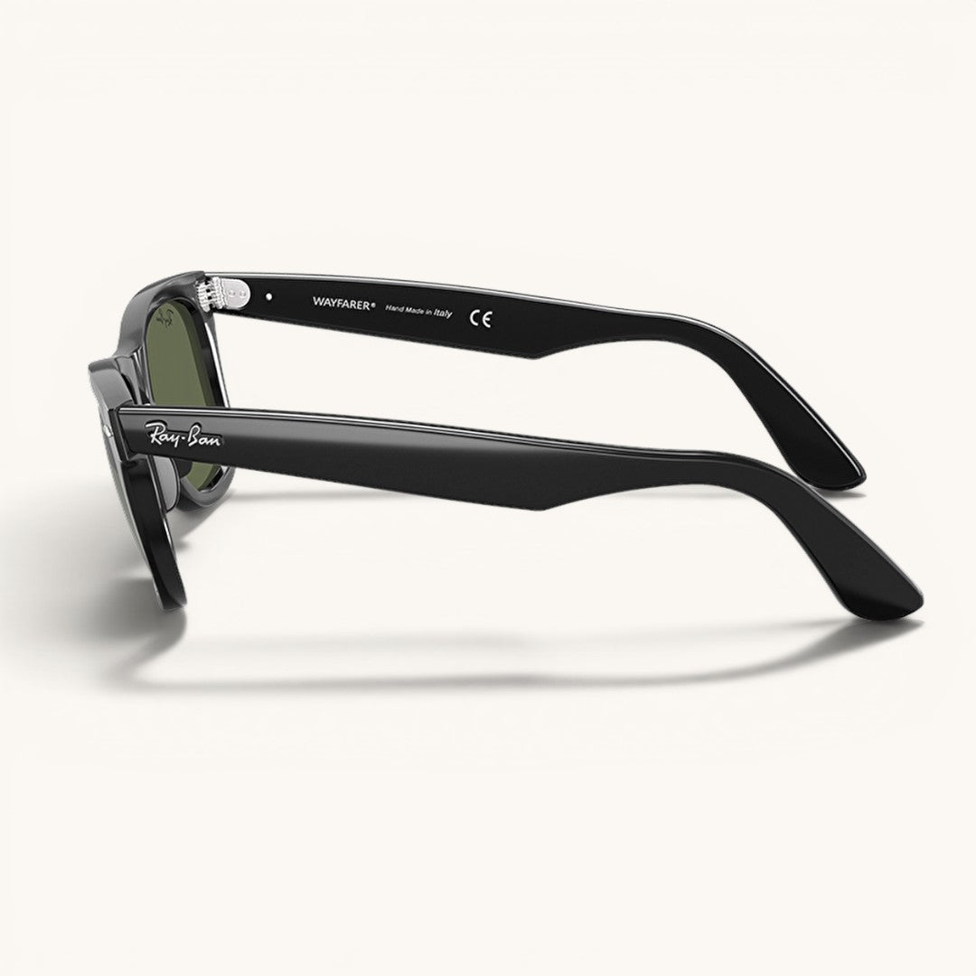 Ry-Bn Wayfarr RP2140 901 50*22 150 3N Black Green Classic Unisex Güneş Gözlüğü
