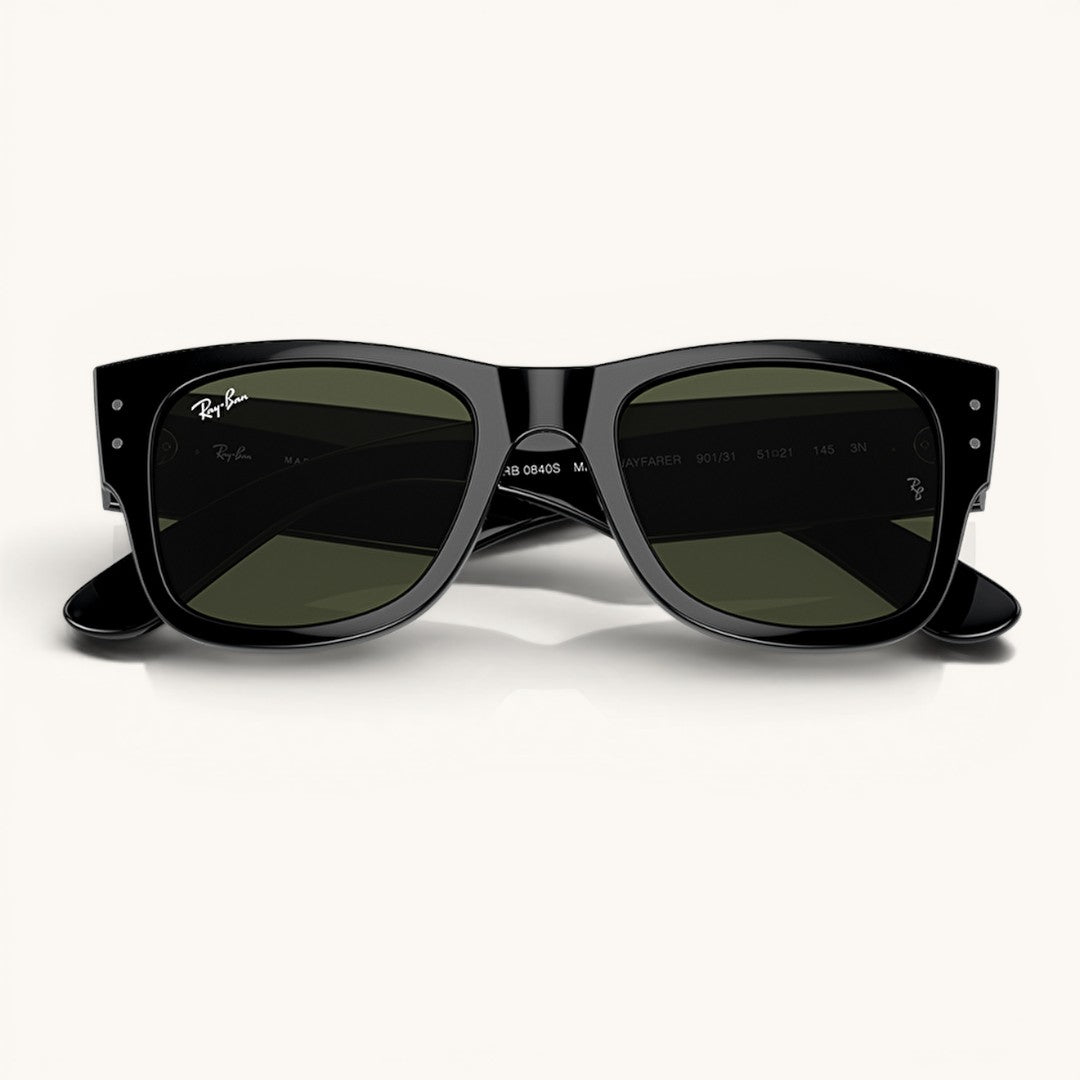 Ry-Bn MEGA Wayfarr 2140  901 50*22 150 3N Black Premium Unisex Güneş Gözlüğü