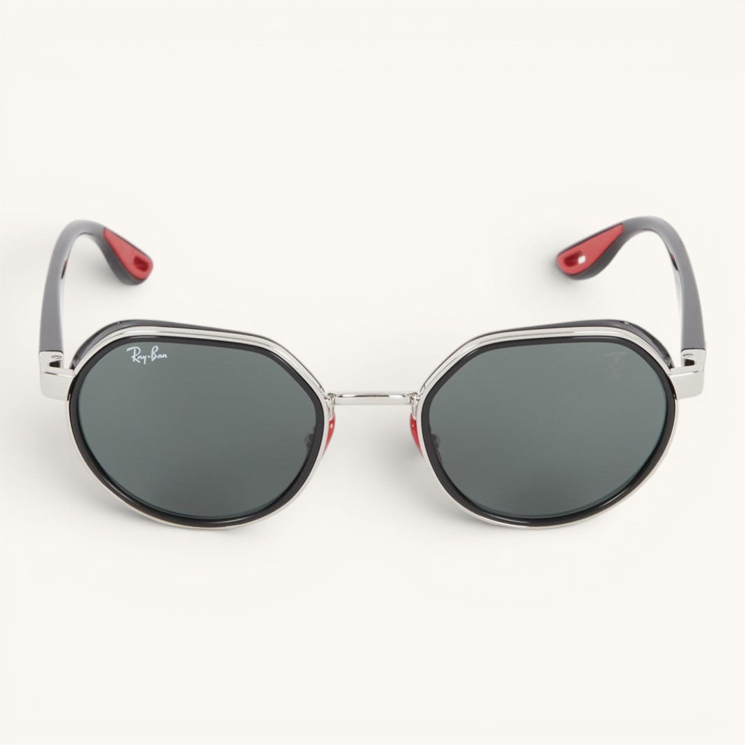 Ry-Bn 3674-M F007\71 51*21 145 3N Ferrari Premium Black Silver Unisex Güneş Gözlüğü