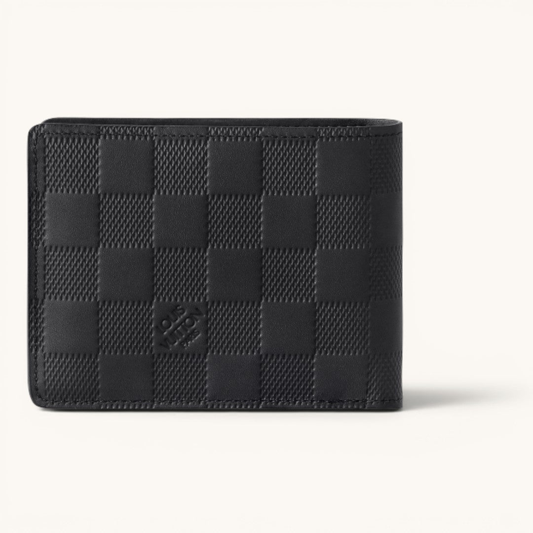 Loui Vuitto Multiple Wallet N63124 Damier Infini Black Erkek Cüzdan
