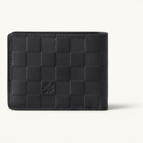 Loui Vuitto Multiple Wallet N63124 Damier Infini Black Erkek Cüzdan