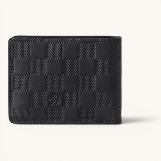 Loui Vuitto Multiple Wallet N63124 Damier Infini Black Erkek Cüzdan