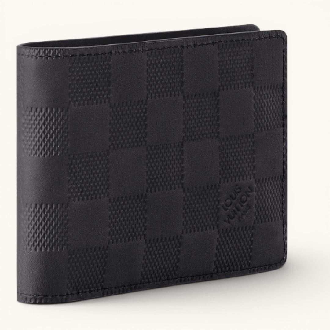 Loui Vuitto Multiple Wallet N63124 Damier Infini Black Erkek Cüzdan