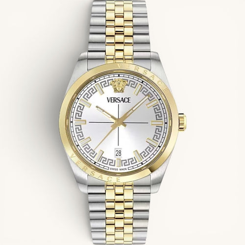Versac Silver Gold Bay & Bayan Çift Kol Saati
