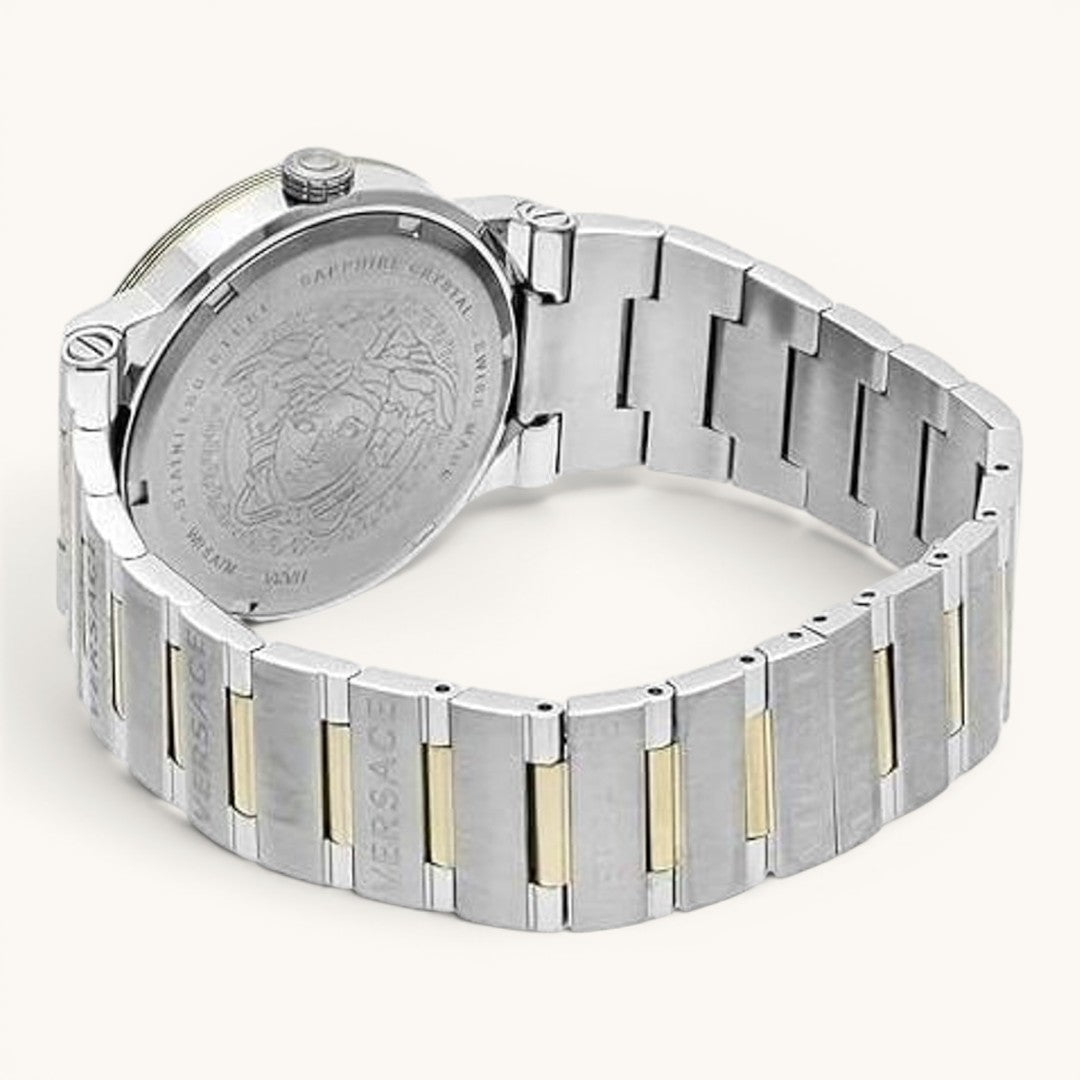 Versac Silver Gold Bay & Bayan Çift Kol Saati